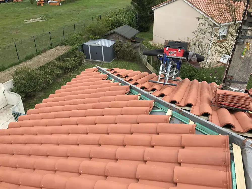 atout couverture réalisation portet-sur-garonne rénovation charpente volige tuiles 5
