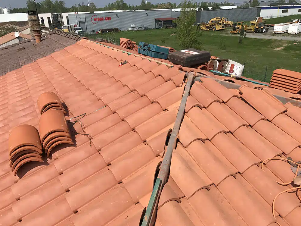 atout couverture réalisation portet-sur-garonne rénovation charpente volige tuiles 6