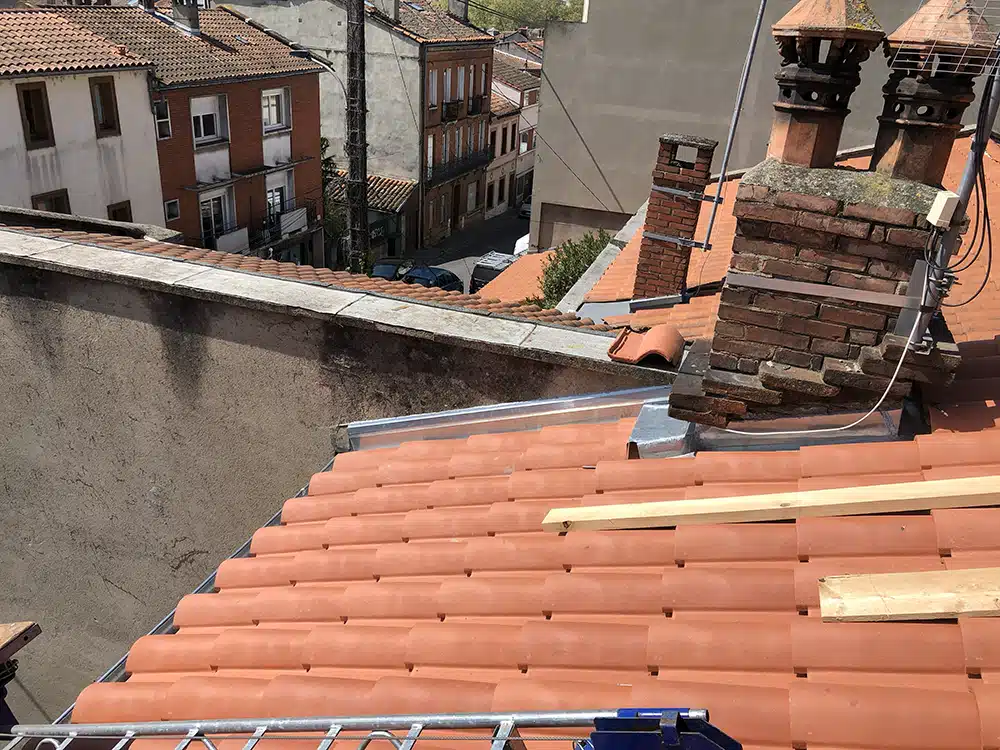 atout couverture réalisation toulouse charpente volige tuiles 8